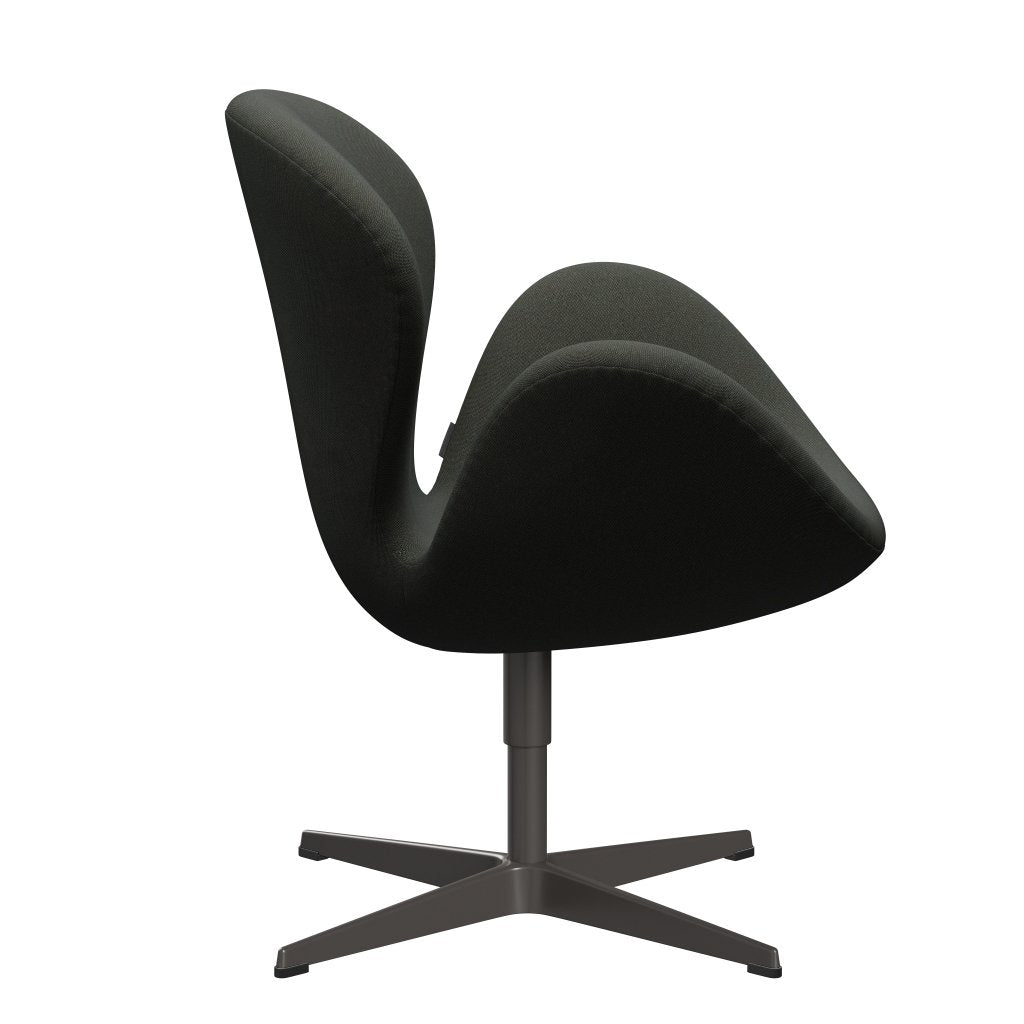 Fritz Hansen Swan Lounge stol, varm grafit/rime mørkegrå/khaki/blå