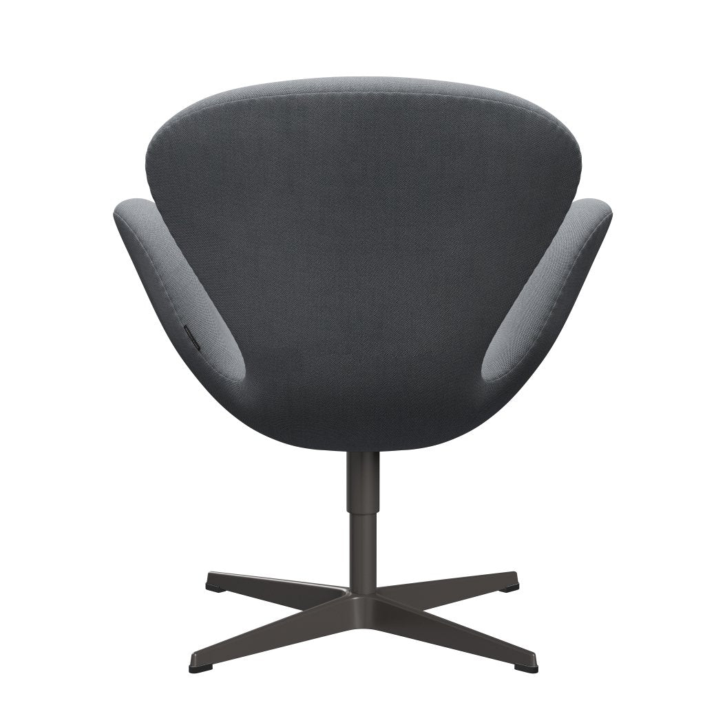Fritz Hansen Swan Lounge Chair, Warm Graphite/Rims Grey/White