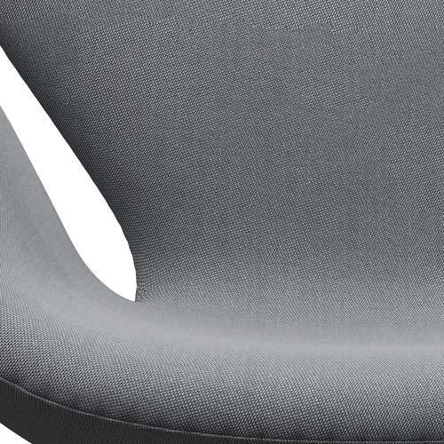 Fritz Hansen Swan Lounge stol, varm grafit/fælge grå/hvid