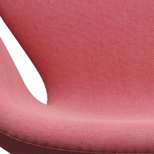 Fritz Hansen Swan Lounge stol, varm grafit/rime lys rød/hvid