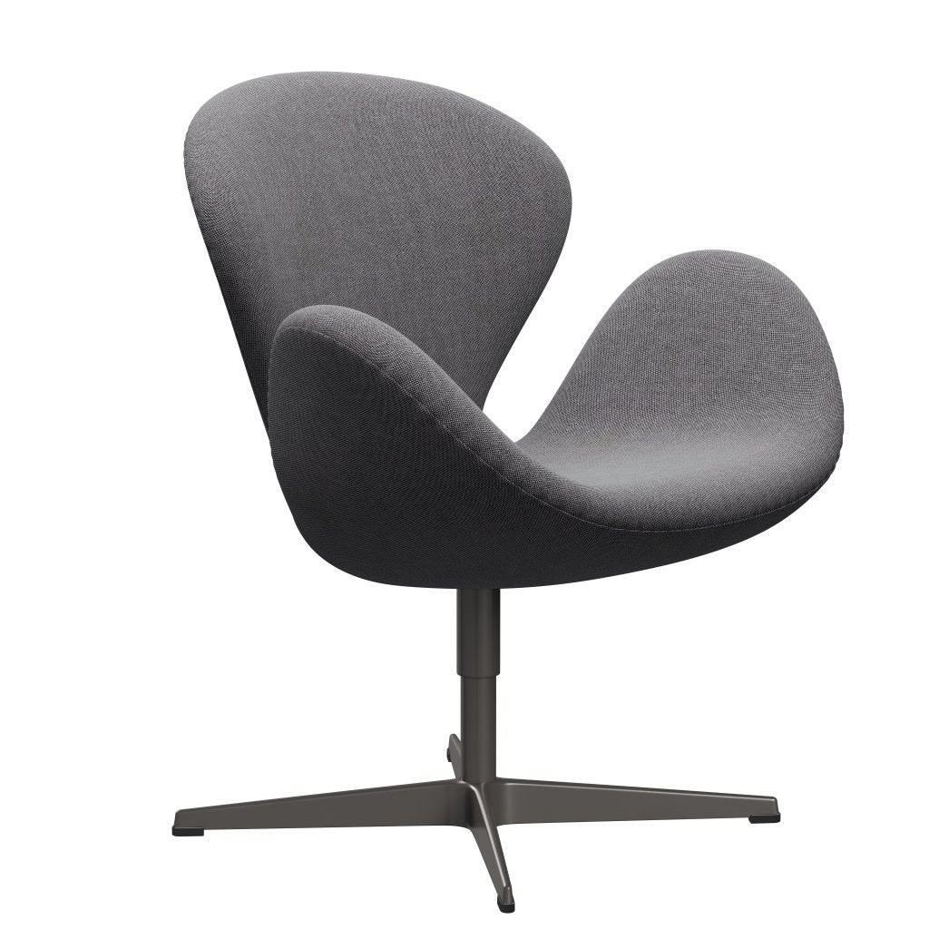 Fritz Hansen Swan Lounge Chair, Warm Graphite/Rime Salt & Pepper