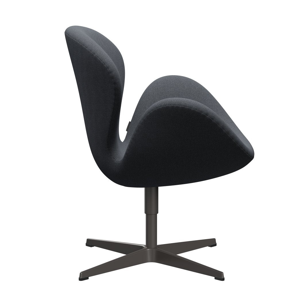 Fritz Hansen Swan Lounge Chair, Warm Graphite/Rime Black/Grey