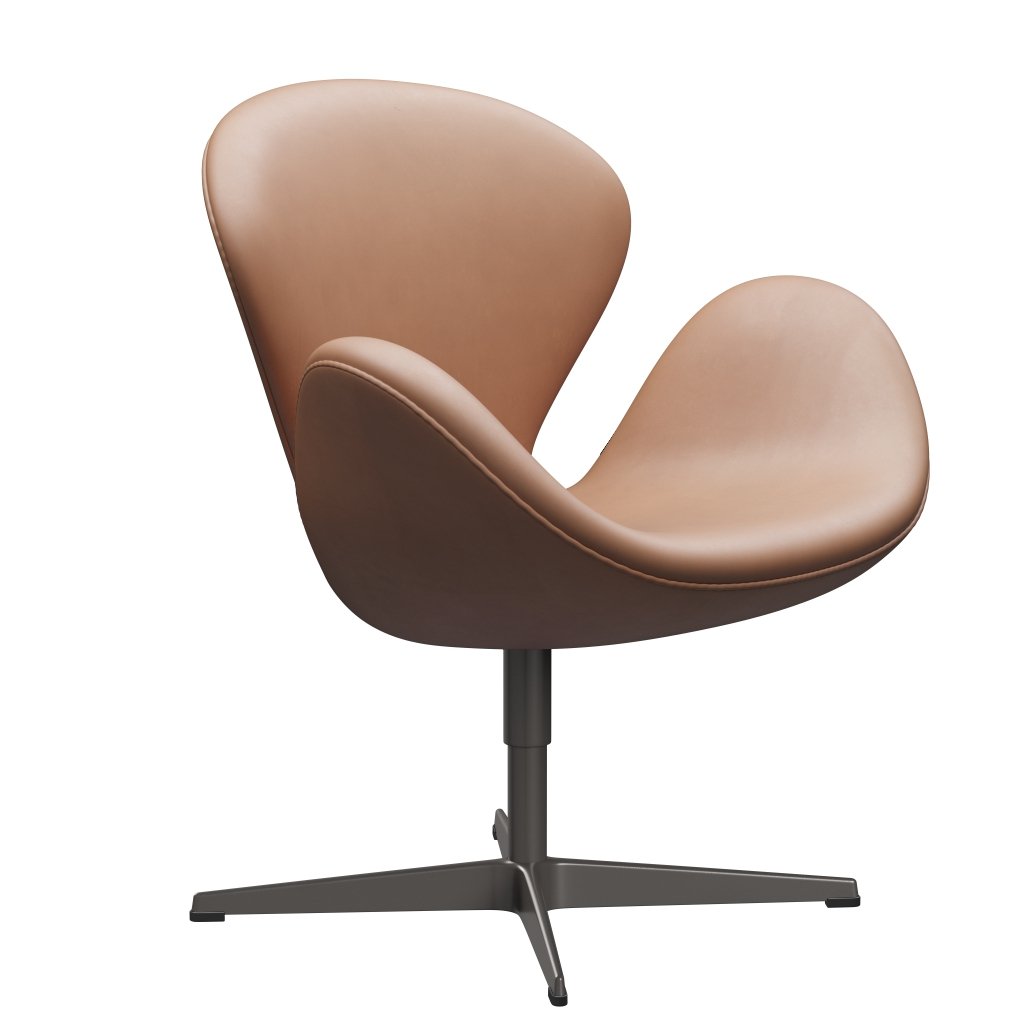 Fritz Hansen Swan Lounge Chair, Warm Graphite/Rustic Rustic