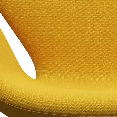 Fritz Hansen Swan Lounge Chair, Warm Graphite/Steelcut Yellow
