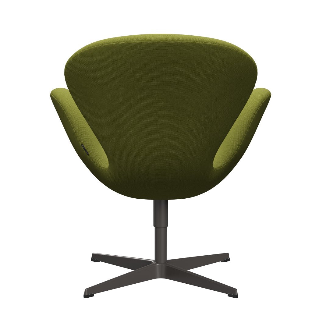 Fritz Hansen Swan Lounge Chair, Warm Graphite/Steelcut Light Military Green