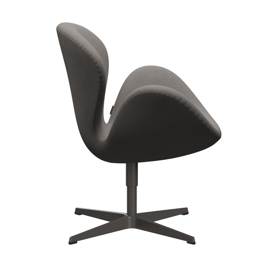 Fritz Hansen Swan Lounge stol, varm grafit/stålcut medium grå