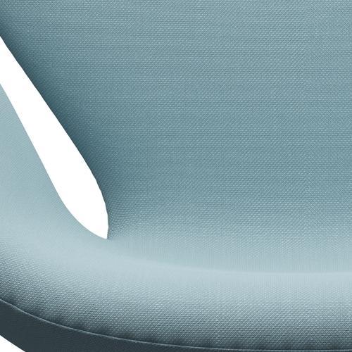 Fritz Hansen Swan Lounge Chair, Warm Graphite/Steelcut Pastel Blue