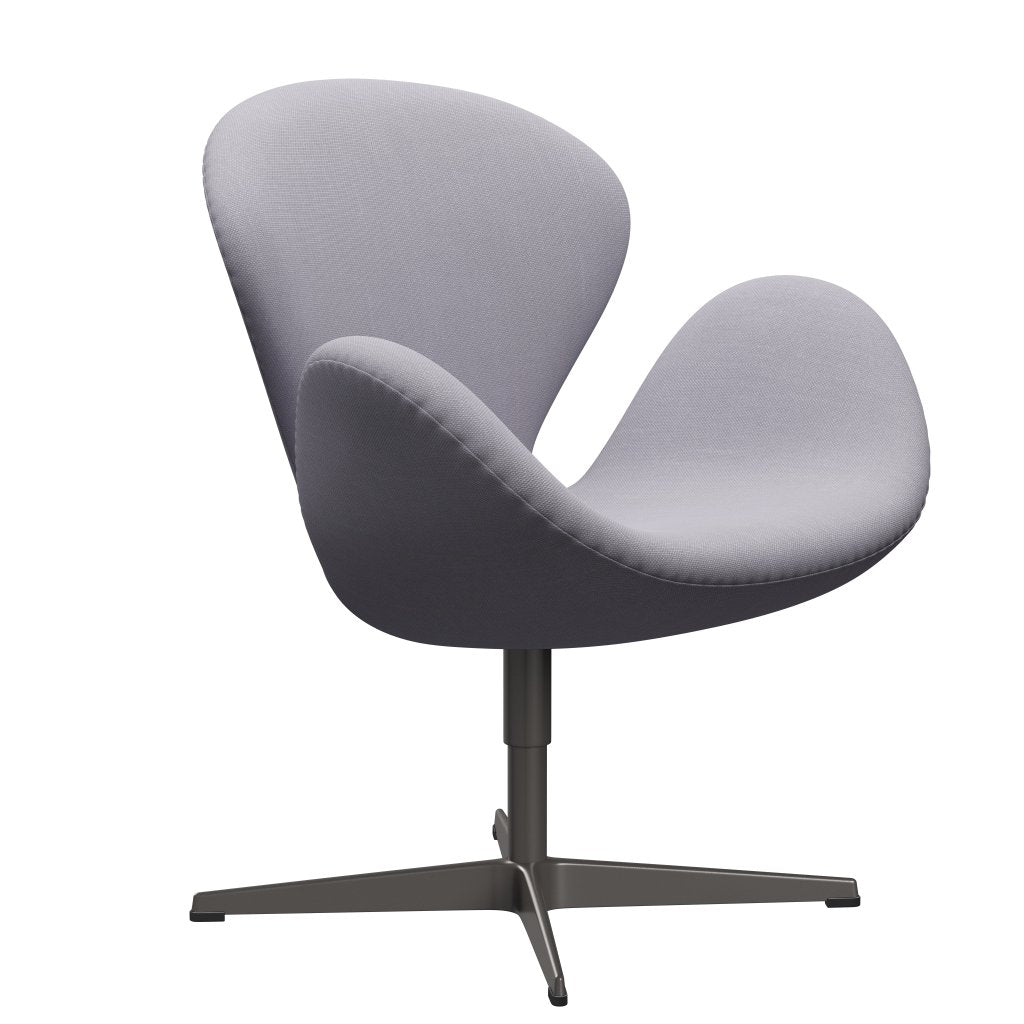 Fritz Hansen Swan Lounge stol, varm grafit/stålcut siber grå lys