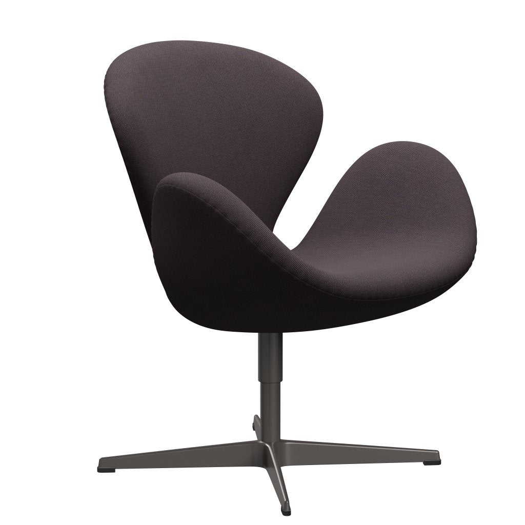 Fritz Hansen Swan Lounge Chair, Warm Graphite/Steelcut Trio Brown