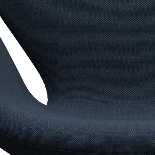 Fritz Hansen Swan Lounge Chair, Warm Graphite/Steelcut Trio Dark Dust Blue