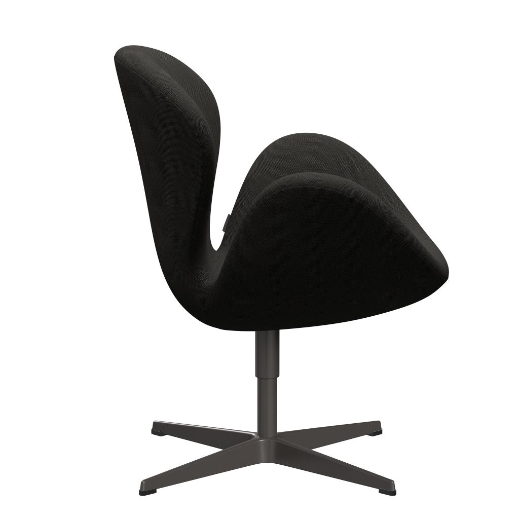 Fritz Hansen Swan Lounge Chair, Warm Graphite/Steelcut Trio Dark Brown