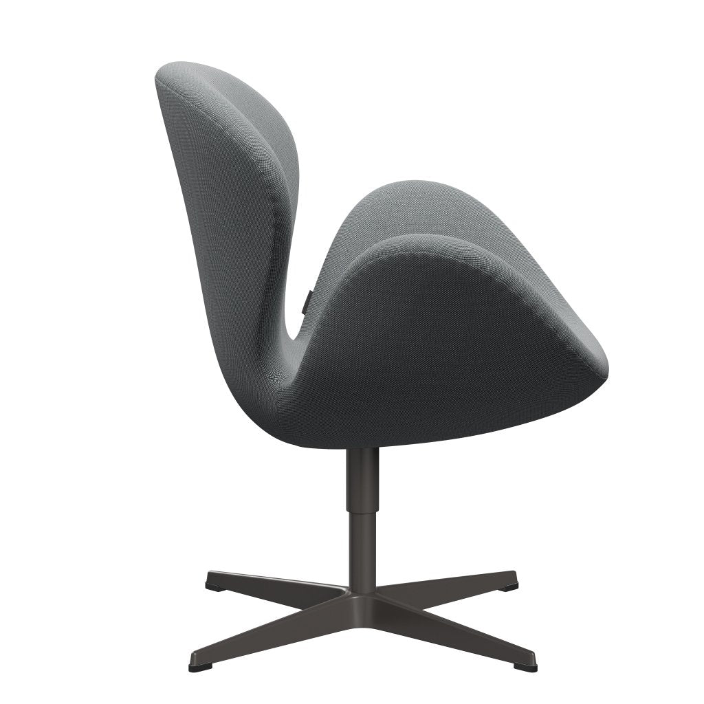 Fritz Hansen Swan Lounge stol, varm grafit/stålcut trio grå