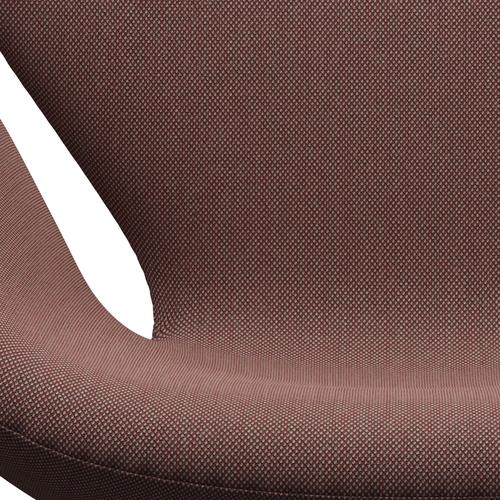 Fritz Hansen Swan Lounge Chair, Warm Graphite/Steelcut Trio Light Brown & Red/Green