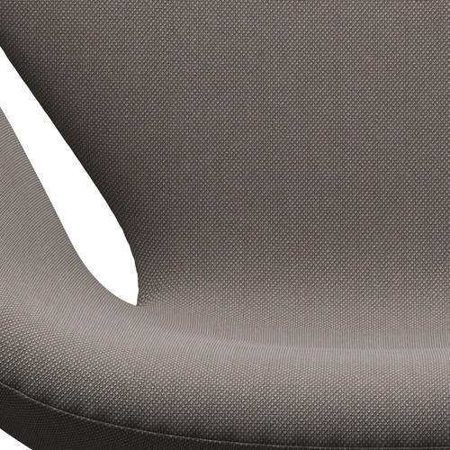 Fritz Hansen Swan Lounge stol, varm grafit/stålcut trio sand mørk