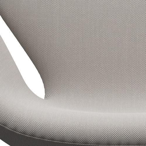 Fritz Hansen Swan lænestol, varm grafit/stålcut trio hvid & grå