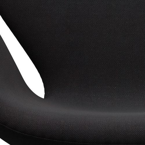Fritz Hansen Swan Lounge Chair, Warm Graphite/Sunniva Black (683)