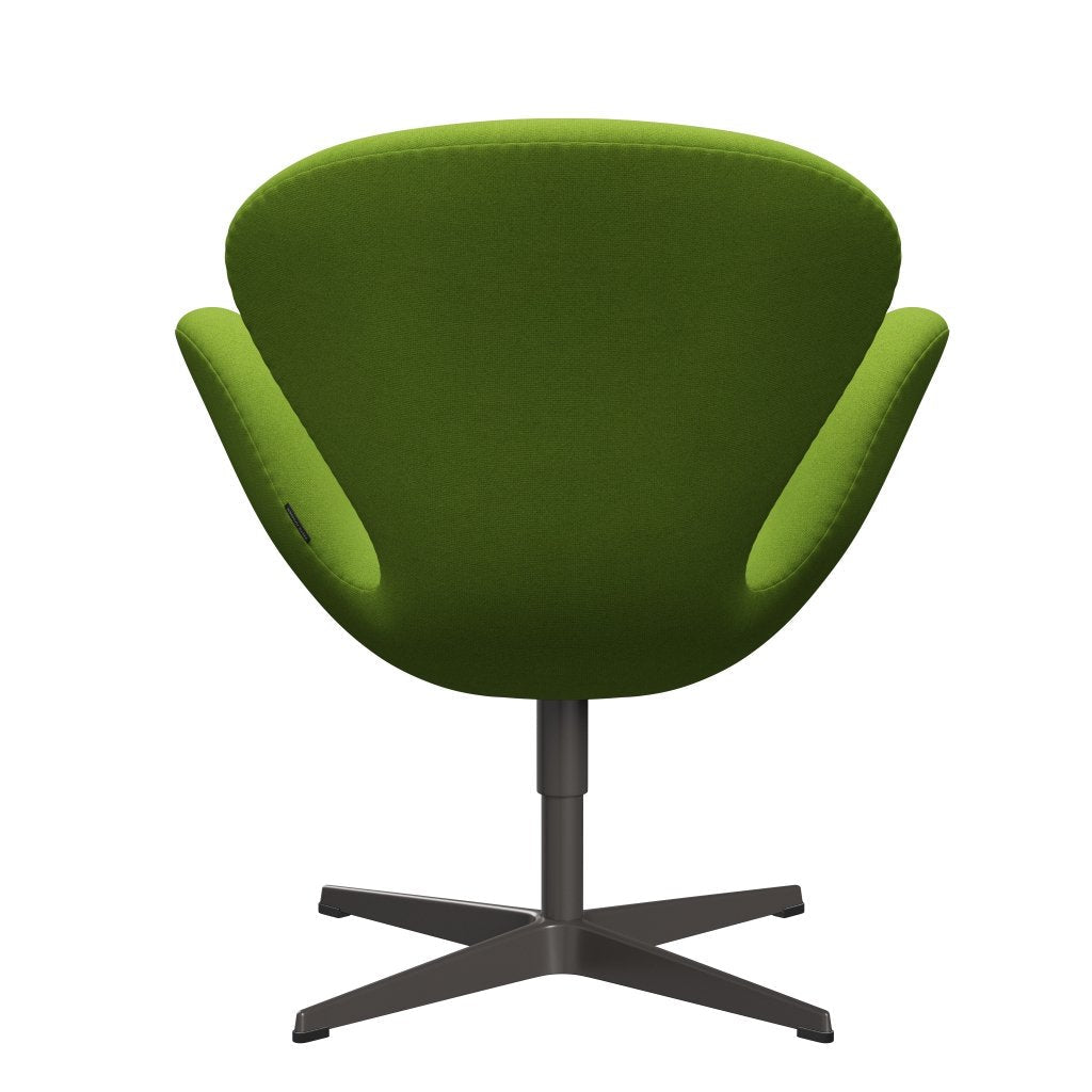 Fritz Hansen Swan Lounge Chair, Warm Graphite/Tonus Lime