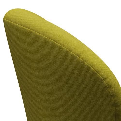 Fritz Hansen Swan Lounge stol, varm grafit/tonus lime grøn