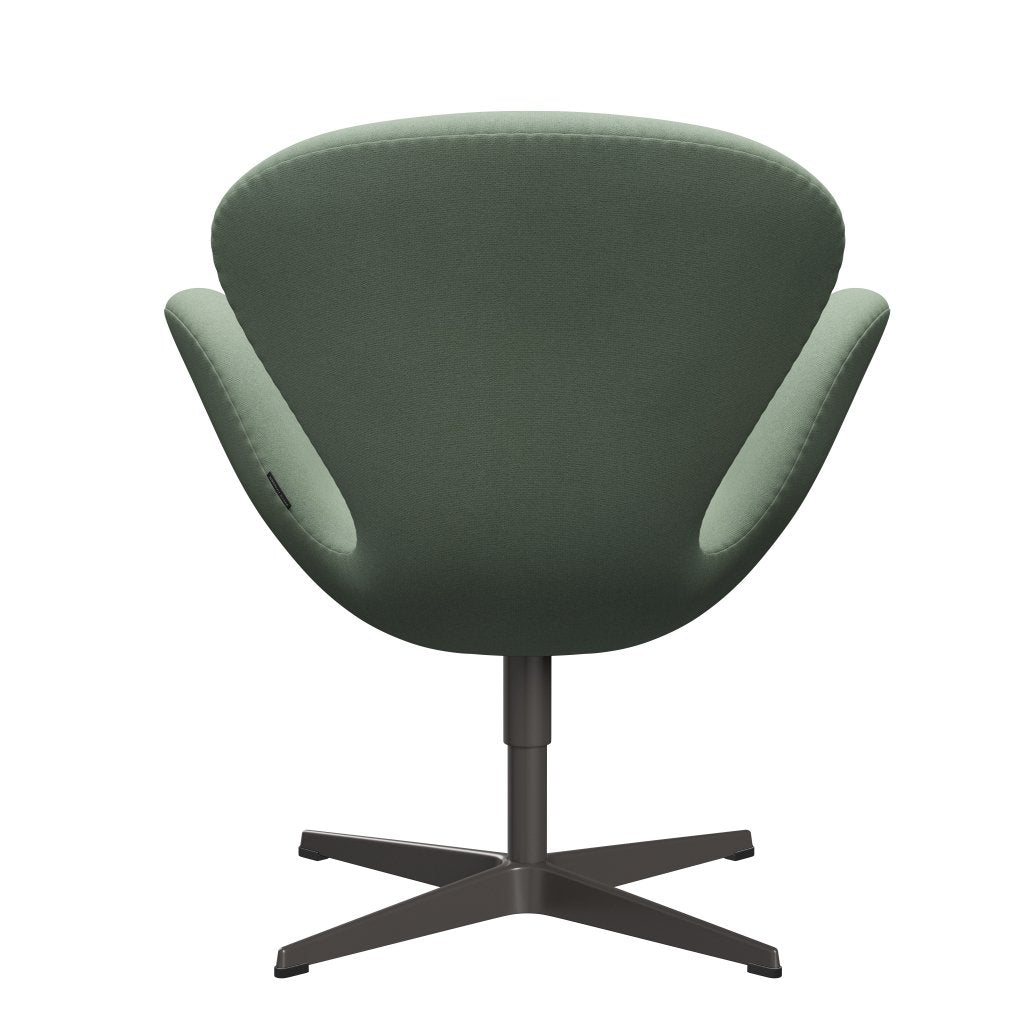 Fritz Hansen Swan Lounge Chair, Warm Graphite/Tonus Mint Green
