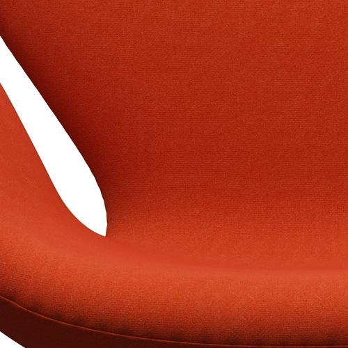 Fritz Hansen Swan Lounge Chair, Warm Graphite/Tonus Orange (554)