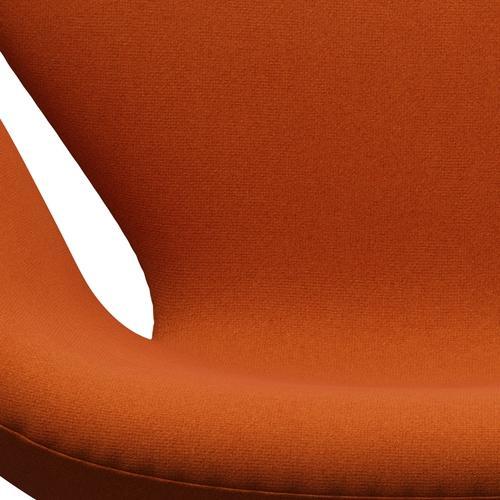 Fritz Hansen Swan Lounge Chair, Warm Graphite/Tonus Orange (605)