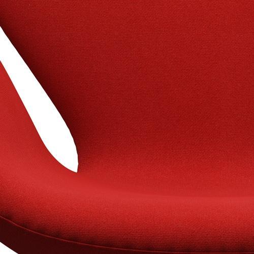 Fritz Hansen Swan Lounge Chair, Warm Graphite/Tonus Orange/Red