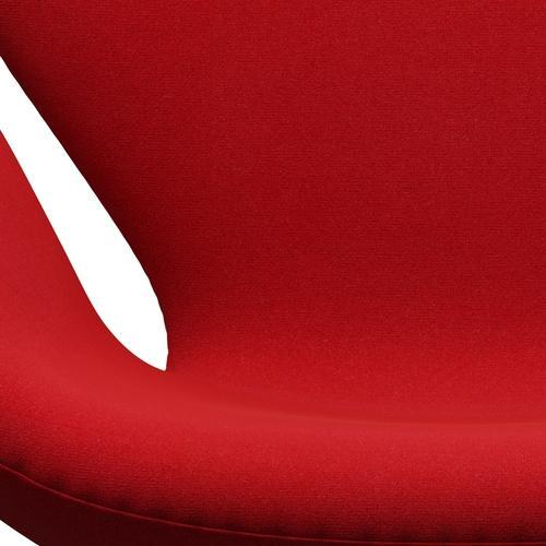Fritz Hansen Swan Lounge Chair, Warm Graphite/Tonus Red