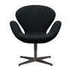 Fritz Hansen Swan Lounge Chair, Warm Graphite/Tonus Black