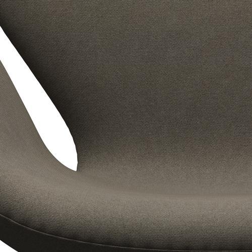 Fritz Hansen Swan Lounge Chair, Warm Graphite/Tonus Dusty Brown