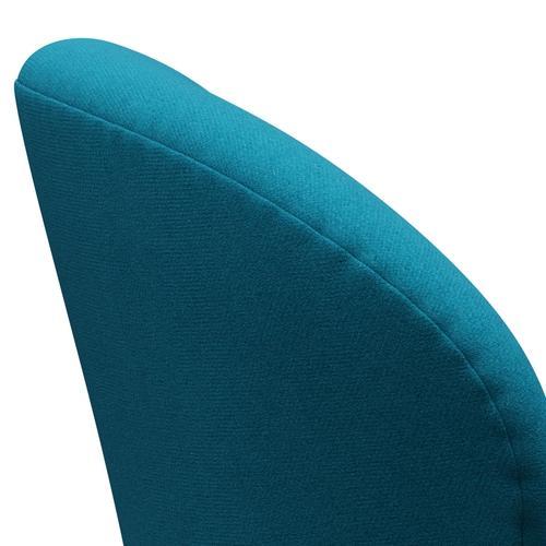 Fritz Hansen Swan Lounge Chair, Warm Graphite/Tonus Turquoise