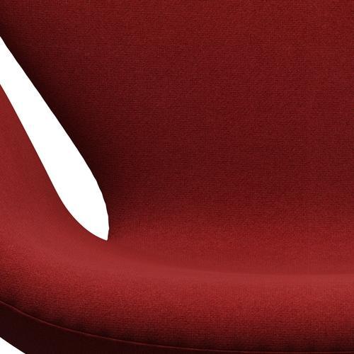 Fritz Hansen Swan Lounge stol, varm grafit/tonus brændt rød