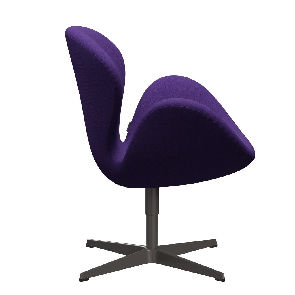 Fritz Hansen Swan Lounge stol, varm grafit/tonus violet