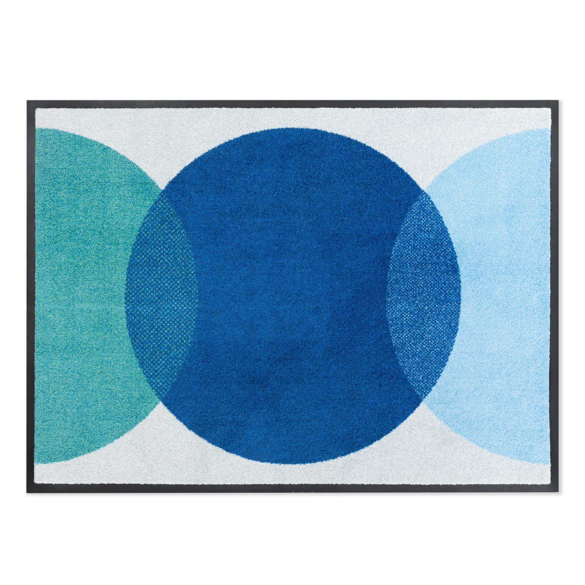 Heymat Doormat Spot Blue, 85x115cm