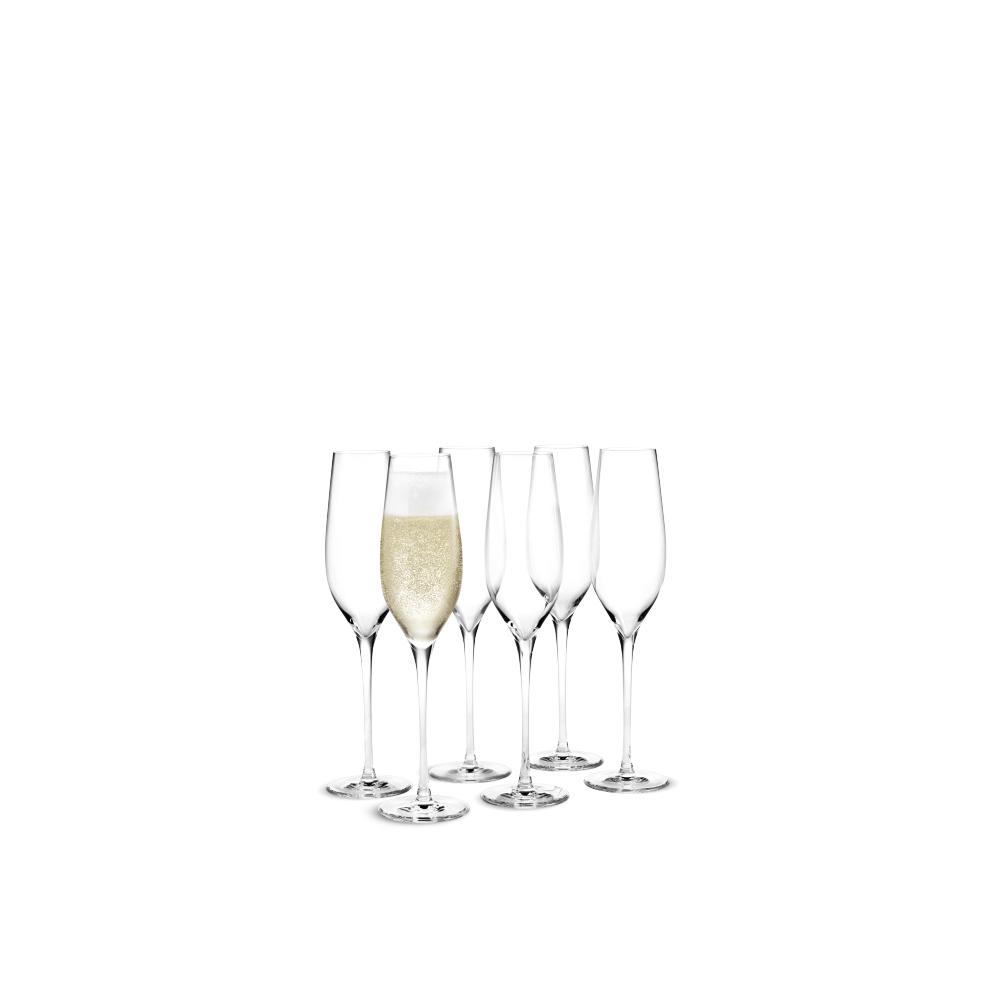 Holmegaard Cabernet Champagne Glass, 6 pcs.