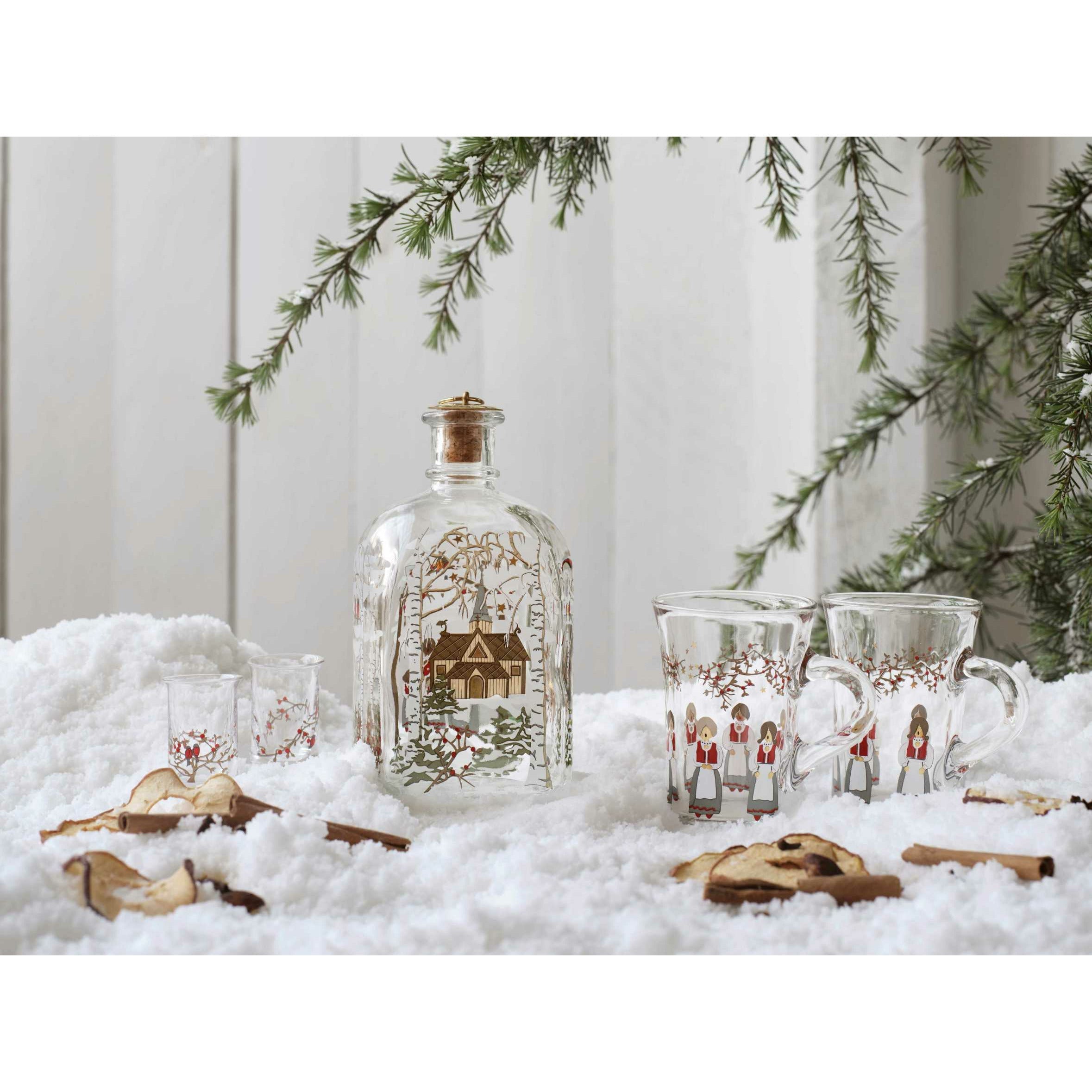 Holmegaard Holmegaard Christmas Christmas Hot Drink Glass , 2 Pcs.