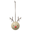 Hoptimist Christmas Bauble Reindeer Brown, 2 Pcs.