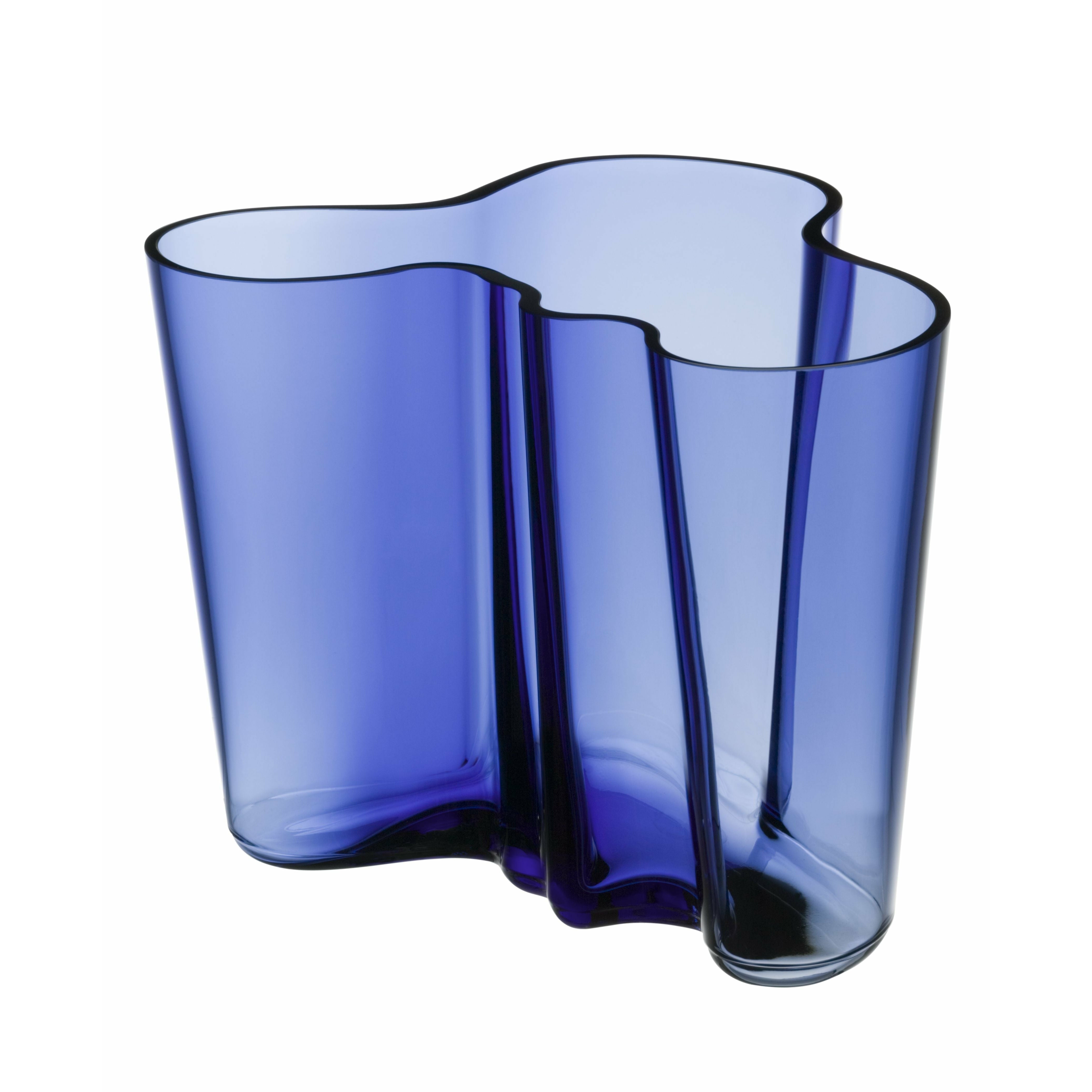 Iittala Aalto Vase 16cm, Ultramarine Blue