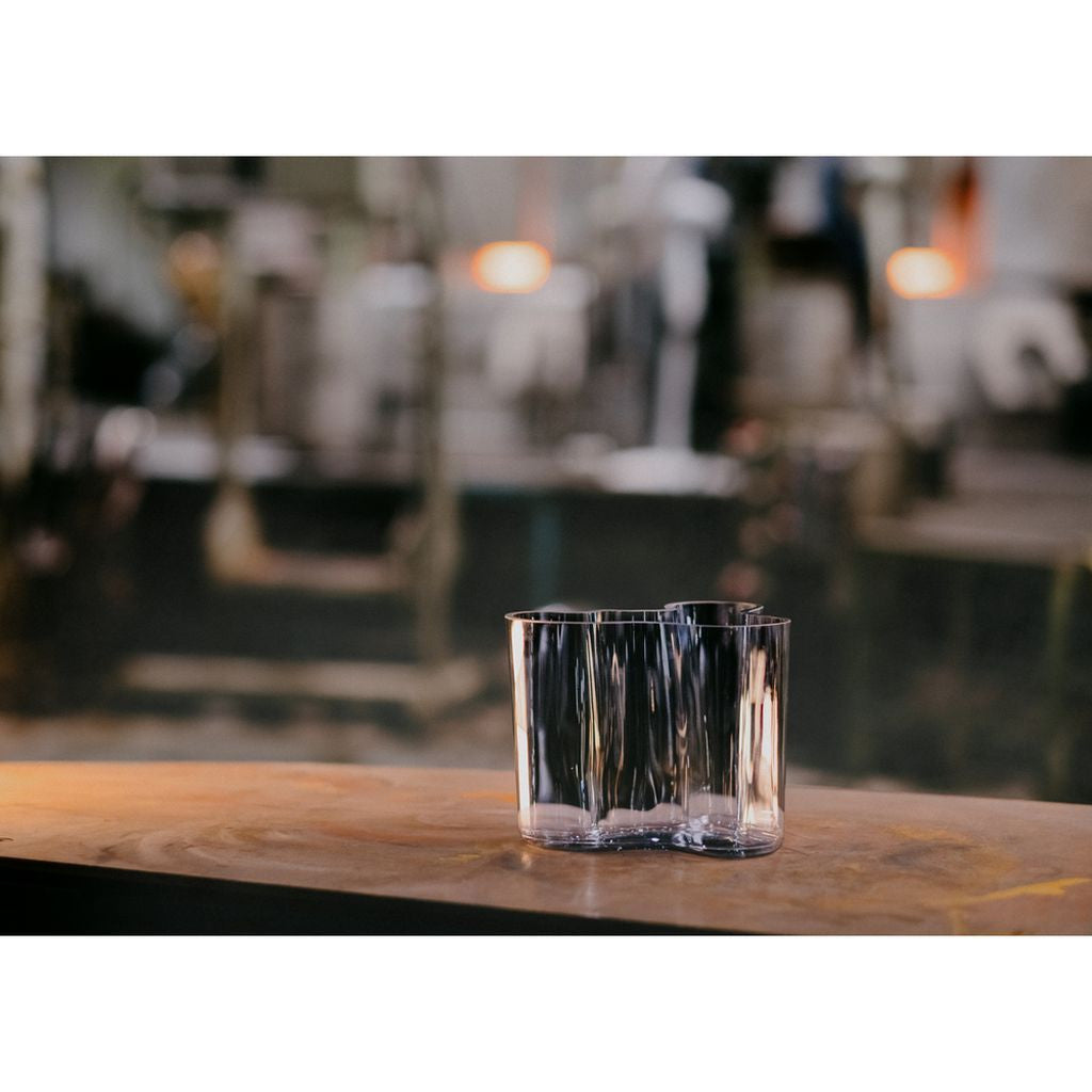 Iittala Aalto Recycled Glass Vase, 12 Cm