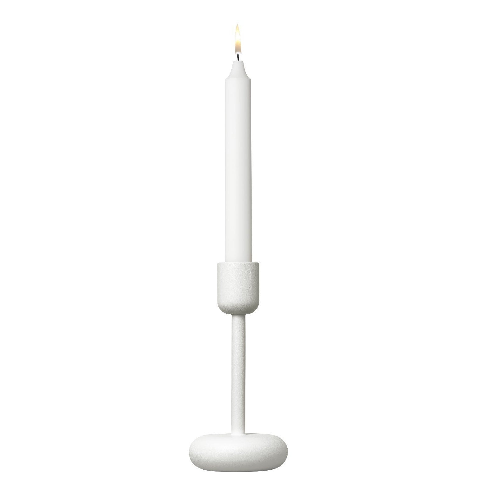 Iittala Nappula Candlestick White, 18,3cm