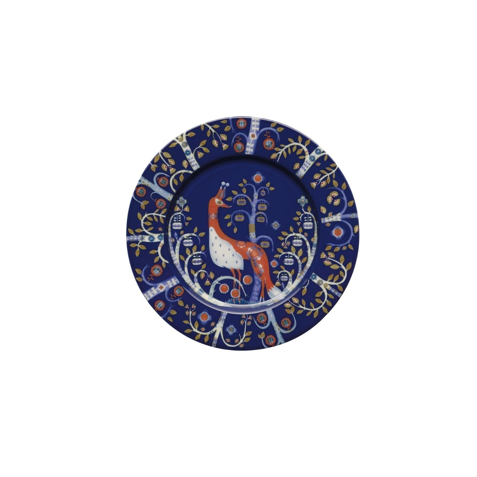 Iittala Taika Teller Flach Blau, 22cm-Frühstücksteller-Iittala-7320065004960-1012442-IIT-inwohn