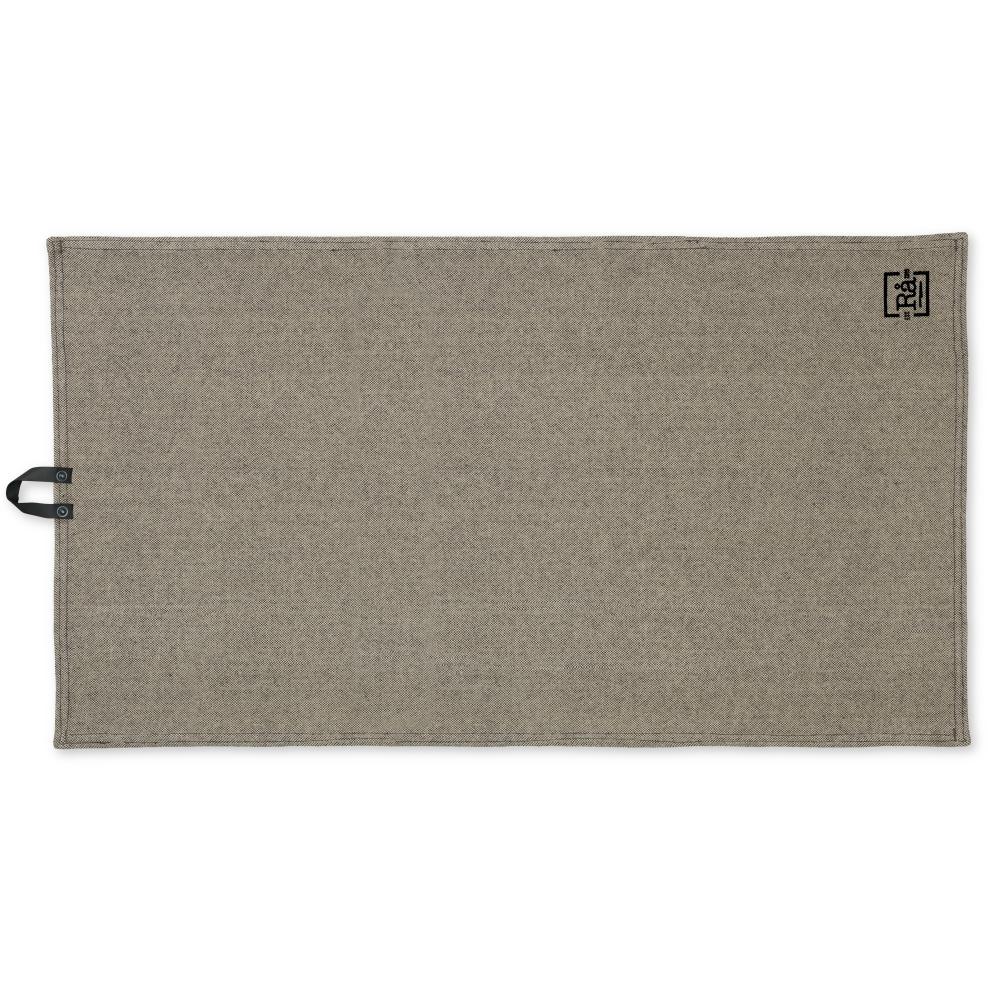 Juna Rå Tea Towel Dark Grey, 50x90 Cm