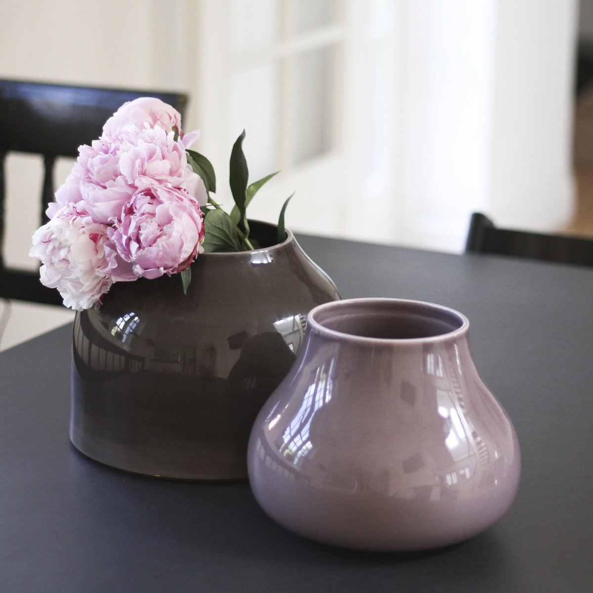 Kähler Botanica Vase Graurosa, Ø240-Vase-Kähler-5703779125411-691501-KAE-EXPIRED-inwohn