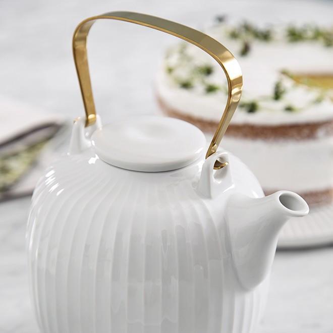 Kähler Hammershøi Teapot, White