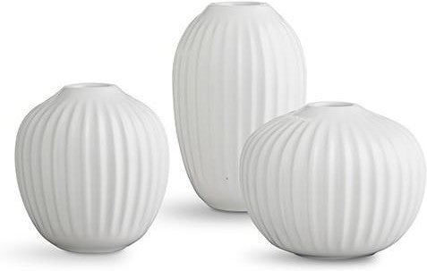 Kähler Hammershøi Vases White Mini, 3 P Cs