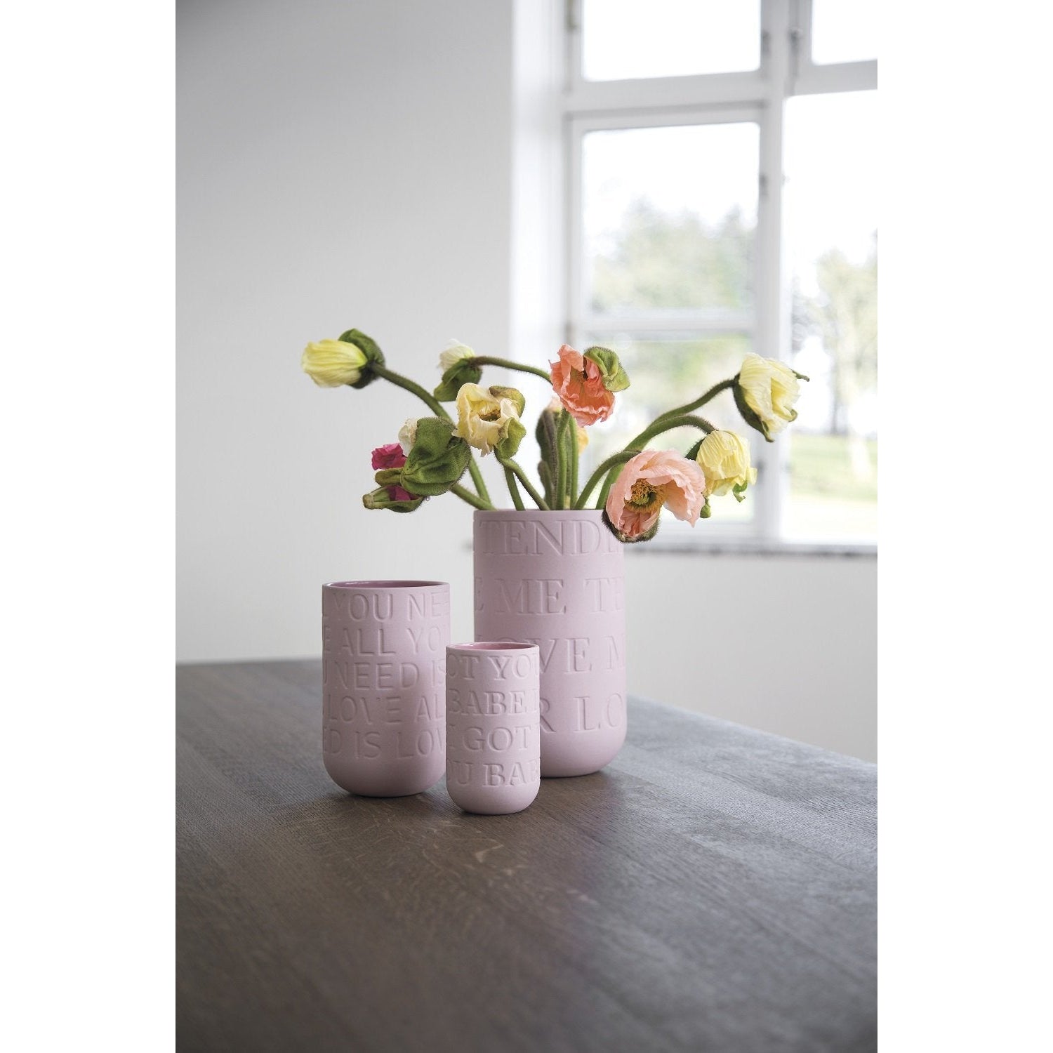 Kähler Lovesong Vase Rosa, Groß-Vase-Kähler-5703779151670-15167-KAE-UDGÅET-inwohn