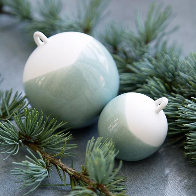 Kähler Nobili Decorative Balls, Jade Green