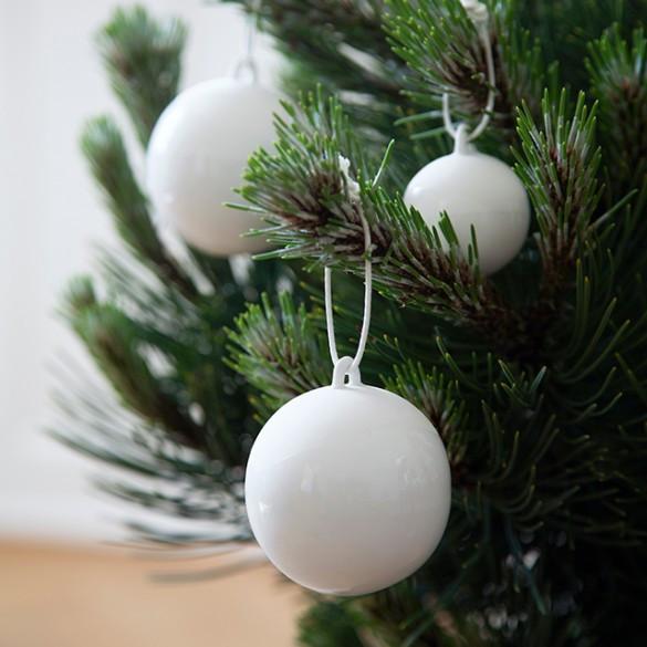 Kähler Nobili Dekorationskugeln, Weiß-Weihnachtsdekorationen-Kähler-5703779153322-692425-KAE-inwohn