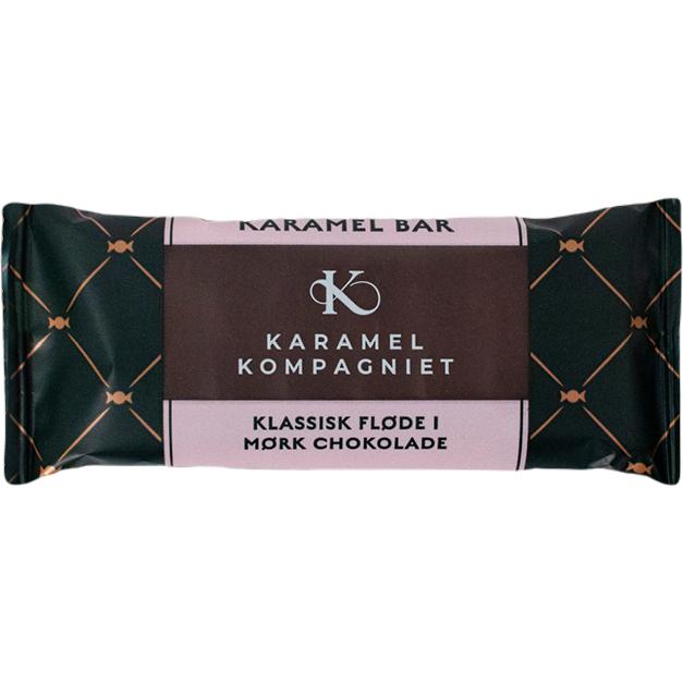 Karamel Kompagniet Caramel Bar, Classic Cream In Dark Chocolate 50g