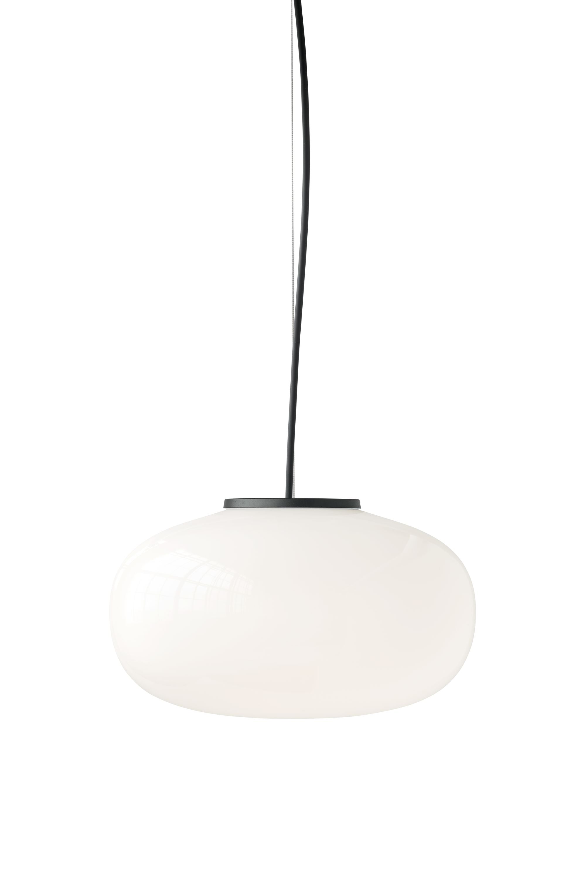 Nová díla Karl Johan přívěsek LED Ø 40 cm, bílá