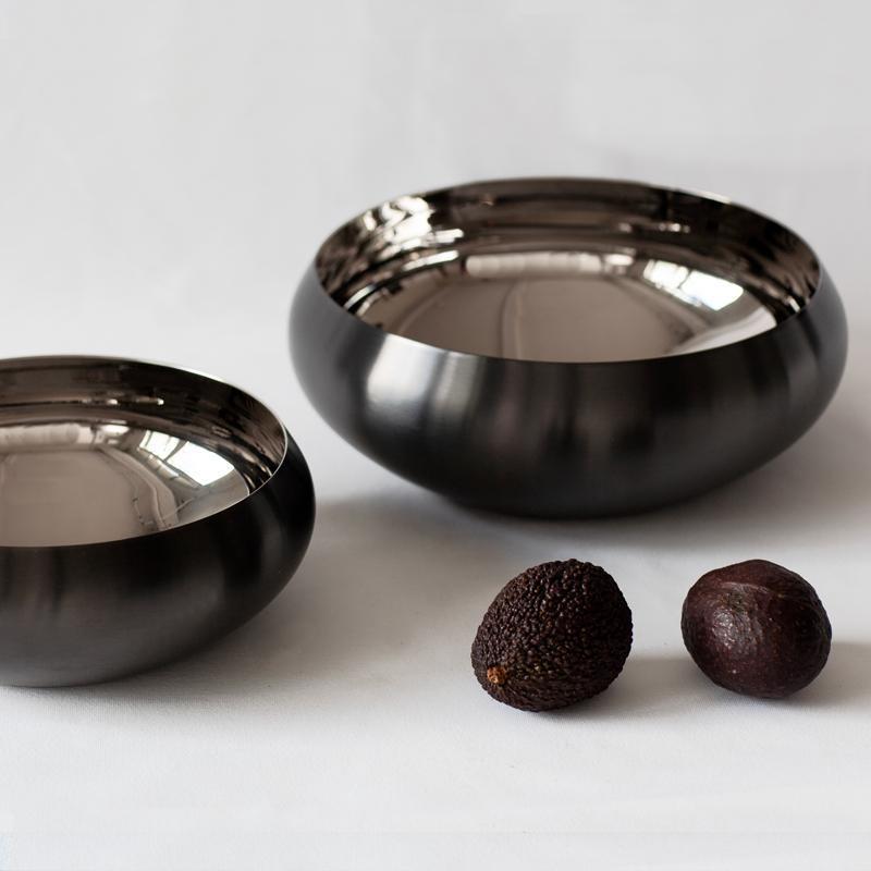 Kay Bojesen Nest Bowl Made Of Black Steel, Small